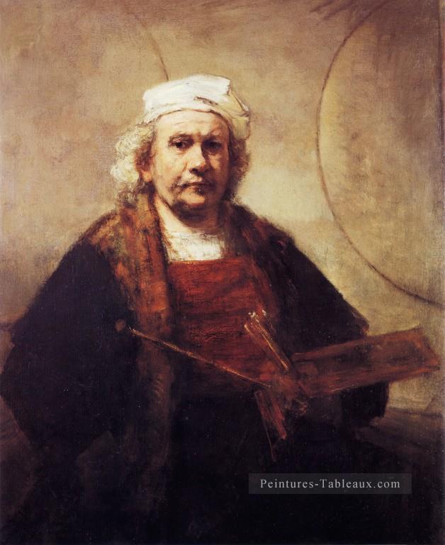 Autoportrait Rembrandt Peintures à l'huile